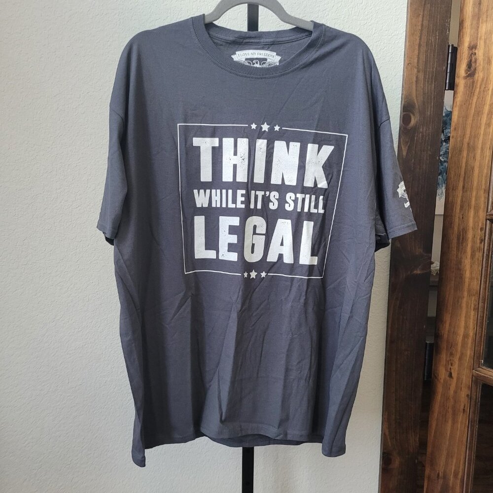 I Love My Freedom Men's Short Sleeve T-shirt